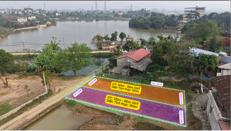2 LÔ ĐẤT VIEW HỒ ĐỒNG QUÝT  Địa chỉ: Đồng Quýt – Hoà Sơn – Lương Sơn – Hoà Bình